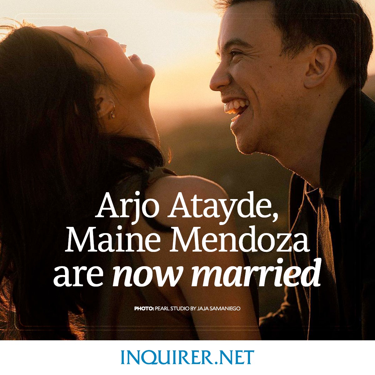 CONGRATULATIONS! 🤍✨

LOOK: Celebrity couple Arjo Atayde and Maine Mendoza have officially tied the knot in an intimate wedding in Baguio City on Friday, July 28.

READ: inq.news/MaineArjoMarri…