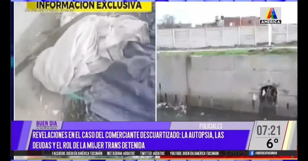 BDATuc's tweet photo. Revelaciones en el caso del comerciante descuartizado: la autopsia, las deudas y el rol de la mujer trans detenida
La investigación del fiscal Marcelo Domínguez avanza con nuevos testimonios para intentar esclarecer el crimen de Fernando Pérez Algaba.
#BDATuc https://t.co/4gyCQOhCj5
