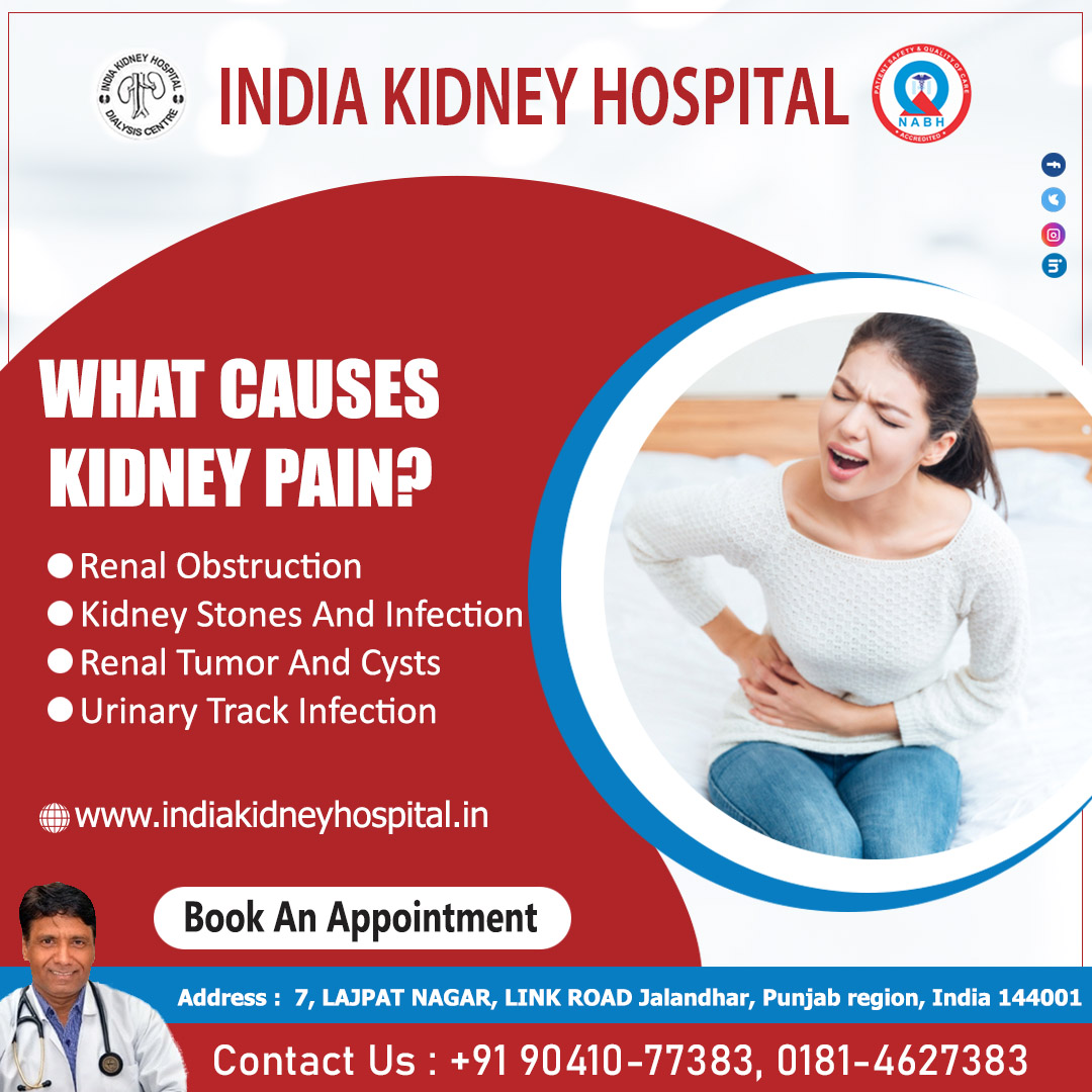 Don't Ignore Kidney Pain! Experiencing kidney pain can be concerning, and understanding the underlying causes is crucial. 🏥

👉 Causes:
✅ Renal Obstruction.
✅ Urinary Tract Infection.

For More Info Contact us On📞0181-4627383, +91 90410-77383

#kidneypain #bestkidneyhospital