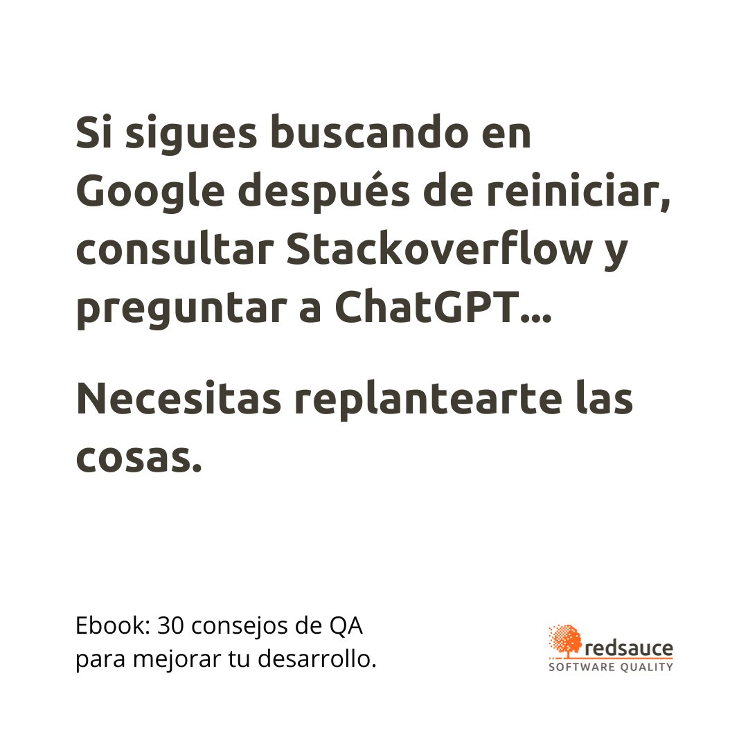 redsauce_sqa's tweet photo. A tu código le hace falta algo más que ese apaño que encontraste en StackOverflow   

Mejora tu desarrollo con estos consejos 👉 https://t.co/R3DrSw00pw https://t.co/IguhDyRvaW