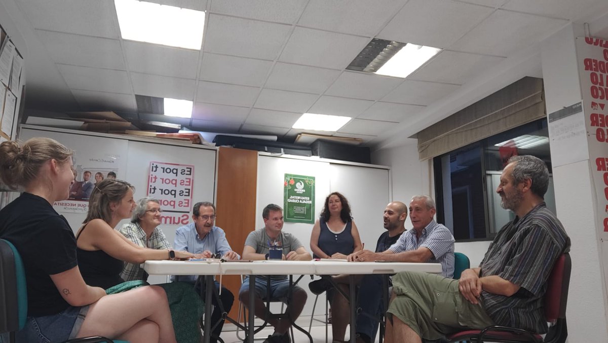 Ayer desde <a href="/GanarTeruel/">Ganar Teruel</a> seguimos trabajando desde nuestra asamblea. Estuvimos analizando el ciclo electoral que acabamos de atravesar. 

¡Seguimos trabajando para Sumar en nuestra ciudad!