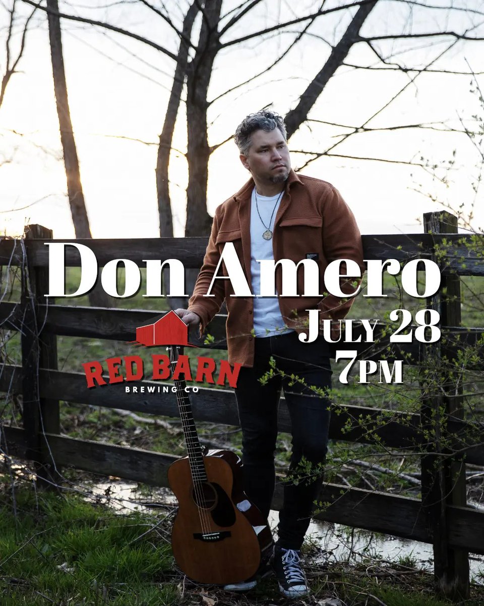 Don't miss <a href="/donaldamero/">Don Amero</a> TONIGHT at <a href="/RedBarnBrewin/">Red Barn Brewing Co.</a> at 7pm! #ckont briwebapp.net/cfcofm/events/…