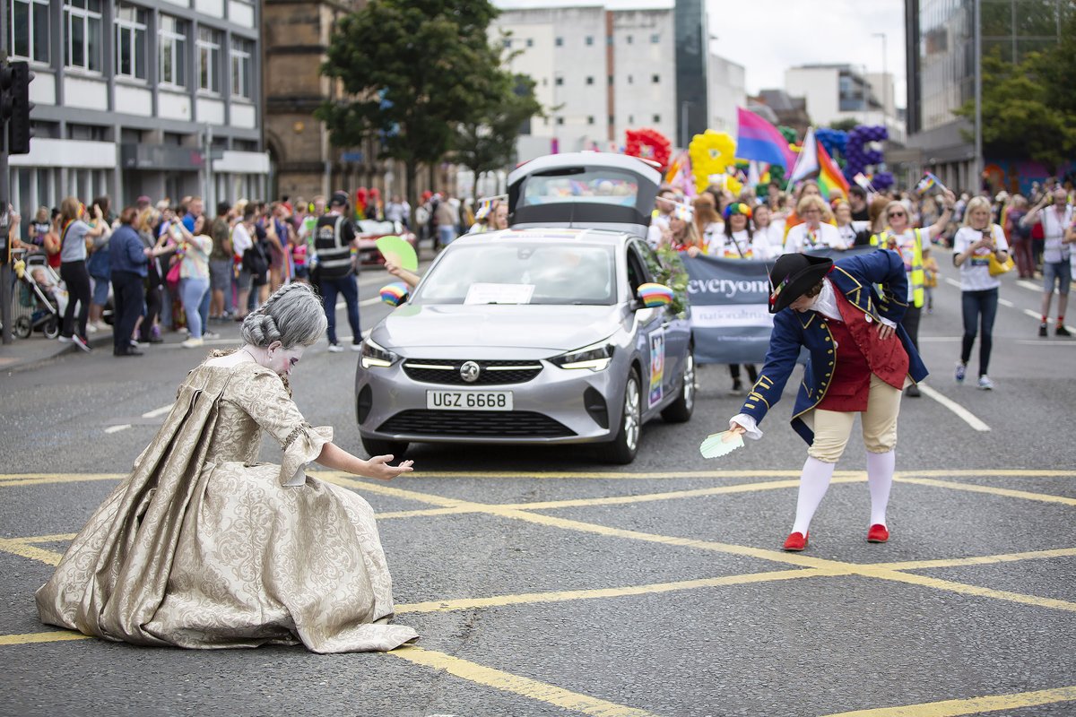 Our purpose is to make nature, beauty and history accessible for everyone. We'll be taking another bow <a href="/BelfastPride/">Belfast Pride</a> tomorrow in support of the contribution that the #LGBTQ community make to the National Trust. #NTPride #BelfastPride