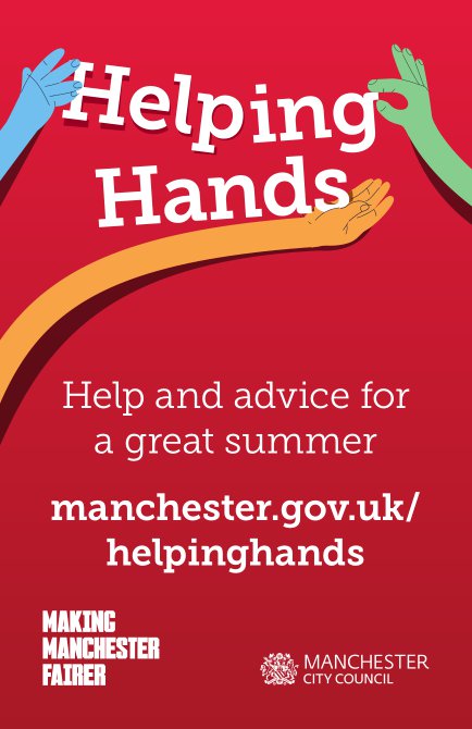 #Helpinghands - useful info on support for September / all free activities for the summer holidays! @ManCityCouncil @CD_WCHG @wchg - see all the images - southside.media/helping-hands/…