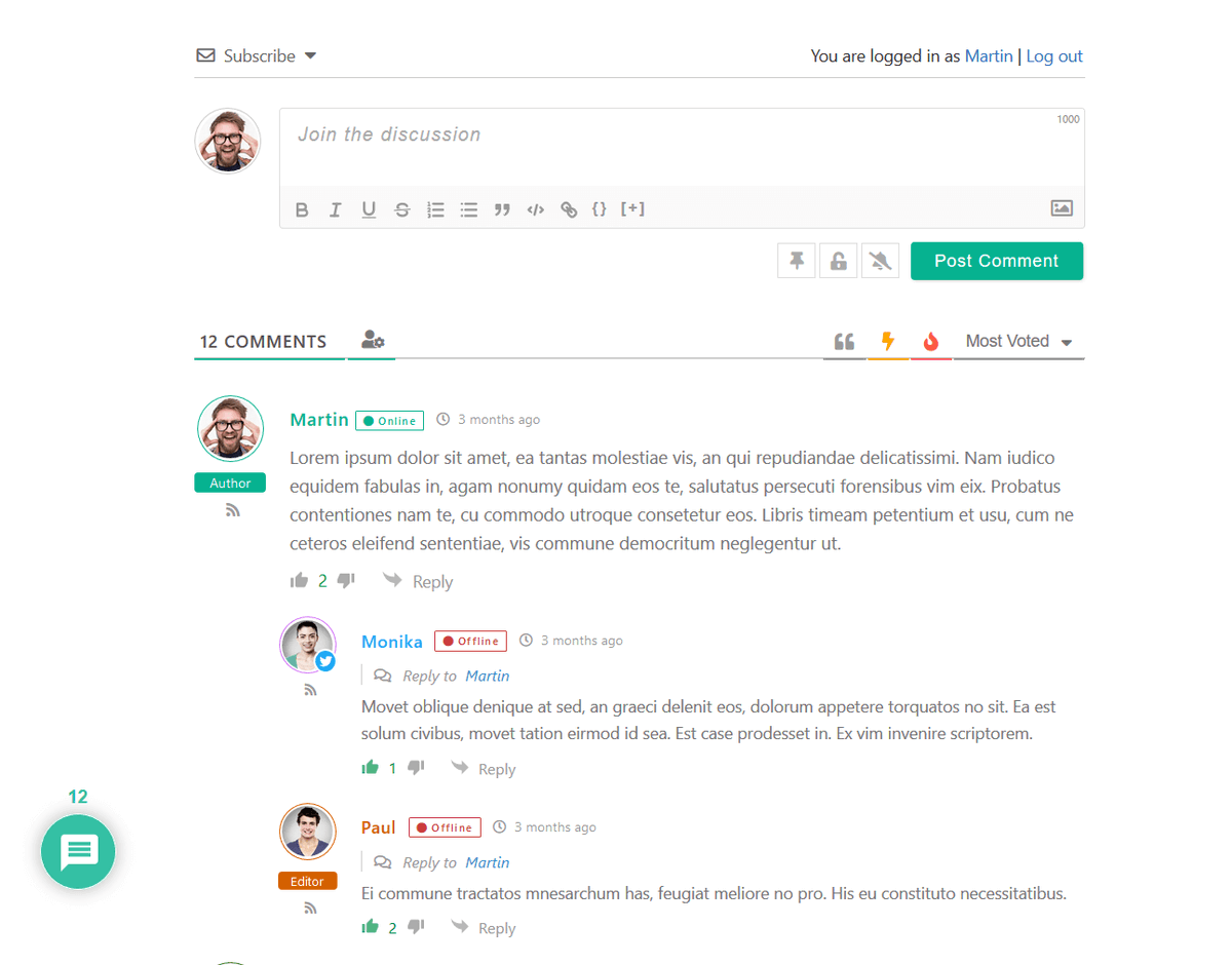 gVectors's tweet image. Indicate users&apos; online status on the #WordPress comment list with the wpDiscuz - Online Users addon! 

Check out the addon here: gvectors.com/product/wpdisc…