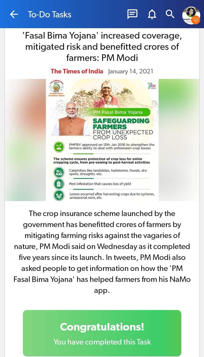 SUKHCHAIN_NAYAK's tweet image. #Fasal Bima Yojana&apos; increased coverage, mitigated risk and benefitted crores of farmers: PM Modivia NaMo