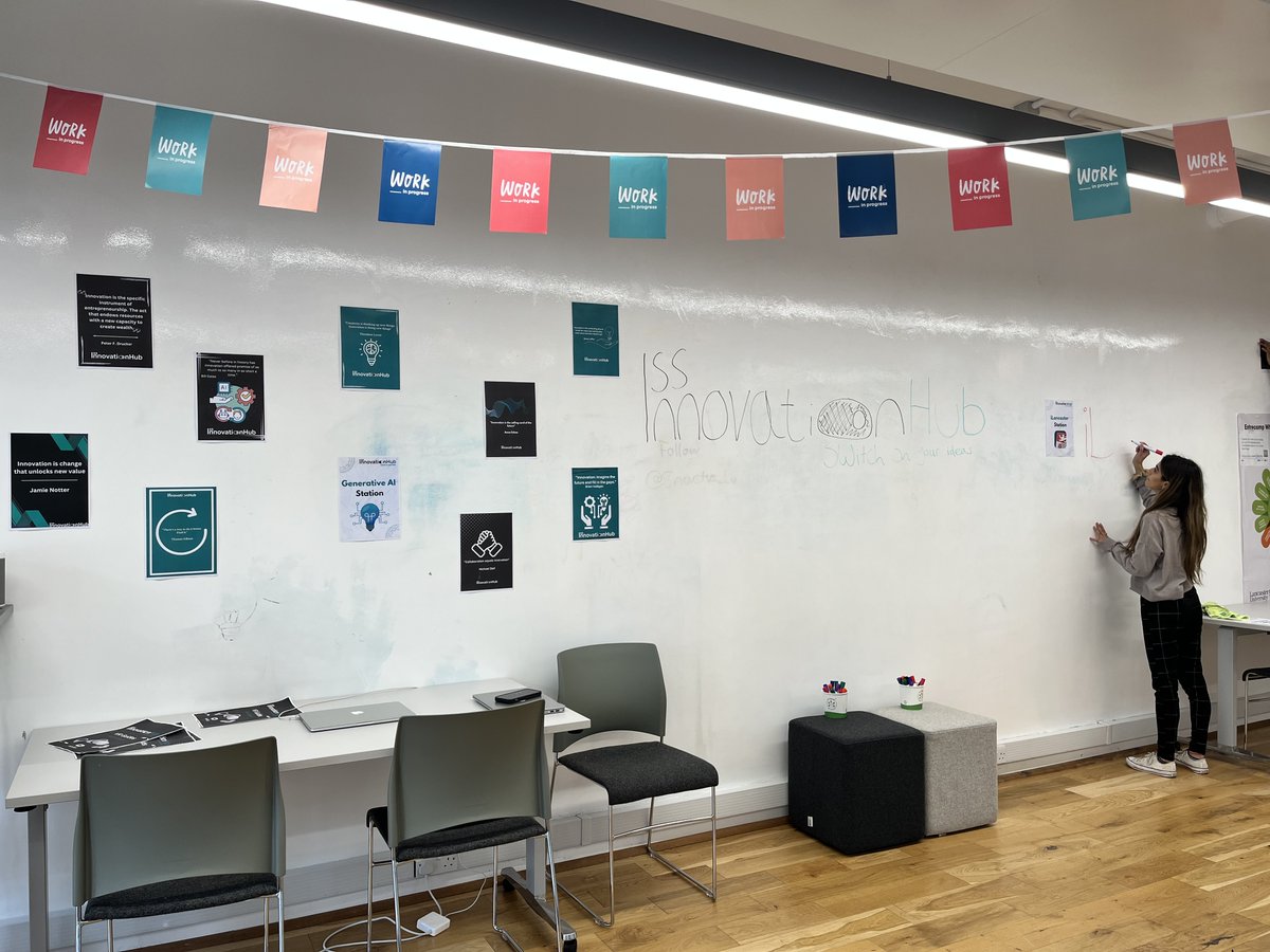 Thank you to everyone who came to our tech drop at <a href="/LancasterUni/">Lancaster University</a>  yesterday! 

It was really great to hear your thoughts and ideas and talk about what it is we do here at the ISS Innovation Hub.

#Innovation #issinnovationhub #LUtechevent #lancasteruniversity