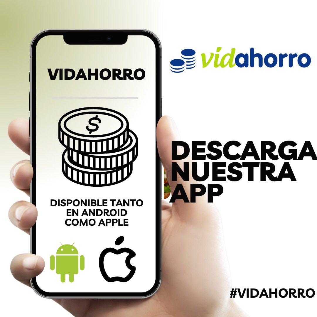 📲 Vidahorro es la app que te permite ahorrar dinero real para tu jubilación mientras compras en tus tiendas favoritas. ¡Échale un vistazo a la aplicación móvil e infórmate!
#Vidahorro #Ahorro #App #AprendeAGastar #Ventajas