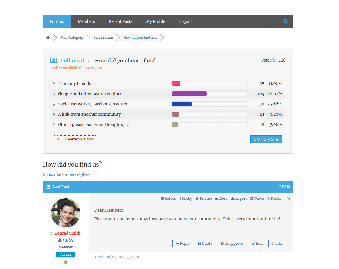 gVectors's tweet image. Create and manage polls effectively with the wpForo Polls addon.
gvectors.com/product/wpforo…