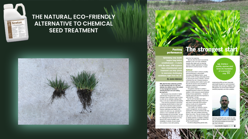 Optimising crop health begins long before establishment – it starts with the seed.🌱 @JanineAcrops @cpm_magazine explores how Newton #biostimulant #SeedTreatment can help plants overcome challenging conditions right from the off cpm-magazine.co.uk/technical/push… 👀See the July issue.