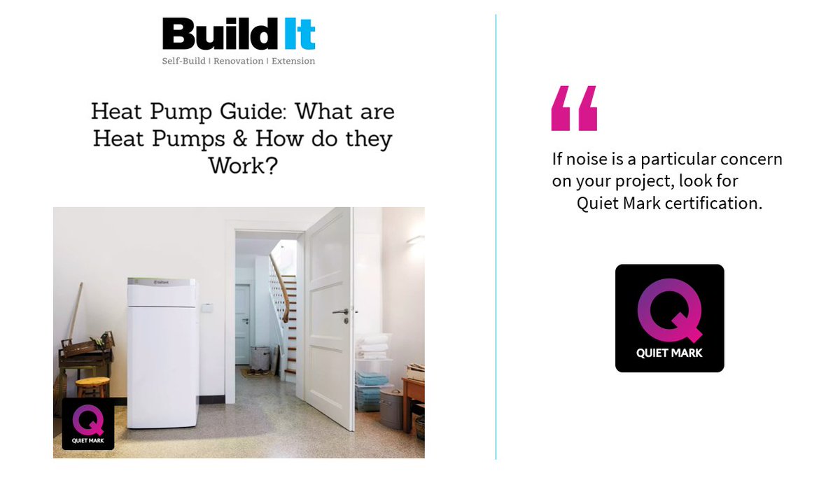 QuietMark's tweet photo. @BuildItMagazine's Guide on Heat Pumps features the #QuietMark certified @vaillantuk flexoTHERM Ground Source Heat Pump.
It also advises readers to look for Quiet Mark certification "if noise is a particular concern on your project"🤝
Read it here: https://t.co/qqSsfv2bCI https://t.co/g9BYMZaQkf
