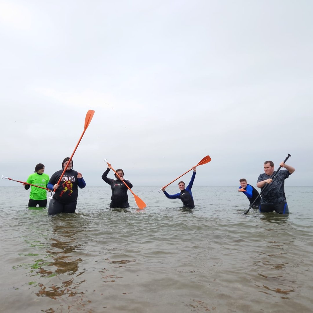 Despite the sky being a bit gloomy, the SUP session was anything but. 

Calm waters, little to no wind & an awesome team made for the perfect paddle conditions & lots of laughs.

#AdaptivePaddleboarding #SUPClub #SquadGoals #ASN #Autsim #ASD #Friends #FunTimes #Scotland