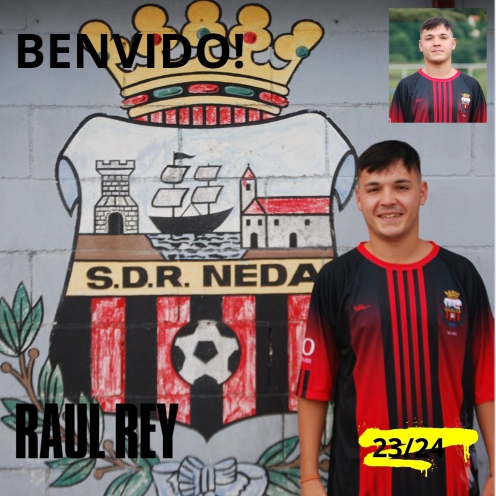 Seguimos coas novas incorporacions o equipo, Raul Rey chega procedente do perlio aportar traballo e polivalencia. Benvido Raul e gracias por confiar en nos ⚽⚽⚫⚫🔴🔴