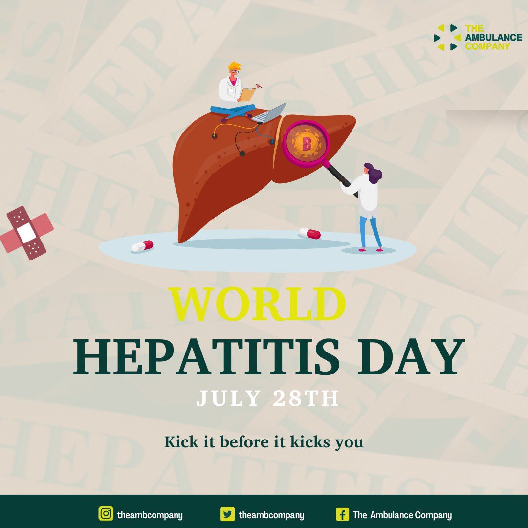 Theambcompany's tweet photo. A world free from hepatitis is within reach! Together, we can make it happen 💯. 

Get tested and stay informed. Knowledge is power! 

#WorldHepatitisDay #fightagainsthepatitis #awareness #eliminatehepatitis #July28th #Ambco #Lagos m https://t.co/FZDNc9404Z