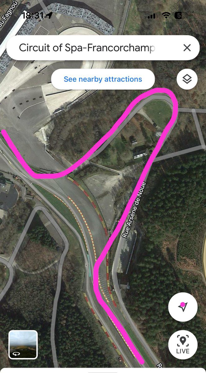 wbuxtonofficial's tweet photo. If you were to do away with Eau Rouge, I’d argue for the return of the original circuit layout and the Ancienne Douanne corner, also turning Radillon into a 90 degree left. Might create a few overtaking opportunities. And takes track back to its roots. https://t.co/ygJqsAXBKb