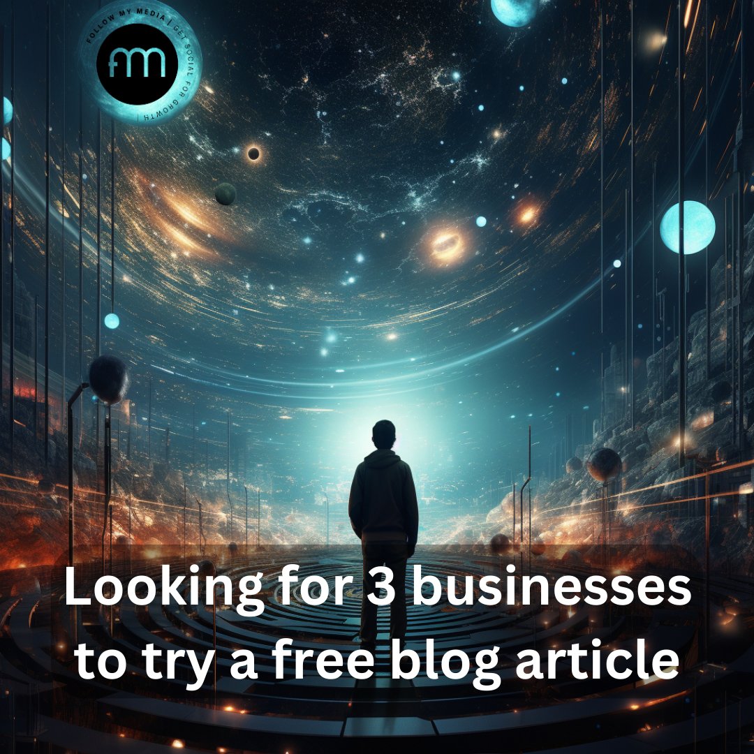 FollowMyMediaUK's tweet image. 🔮 3 lucky businesses will get a free, expertly spun blog post! Not magic, just my treat. Who&apos;s feeling lucky? 🍀🖊️

#BlogBoost #WriteItRight #FreebieFun
