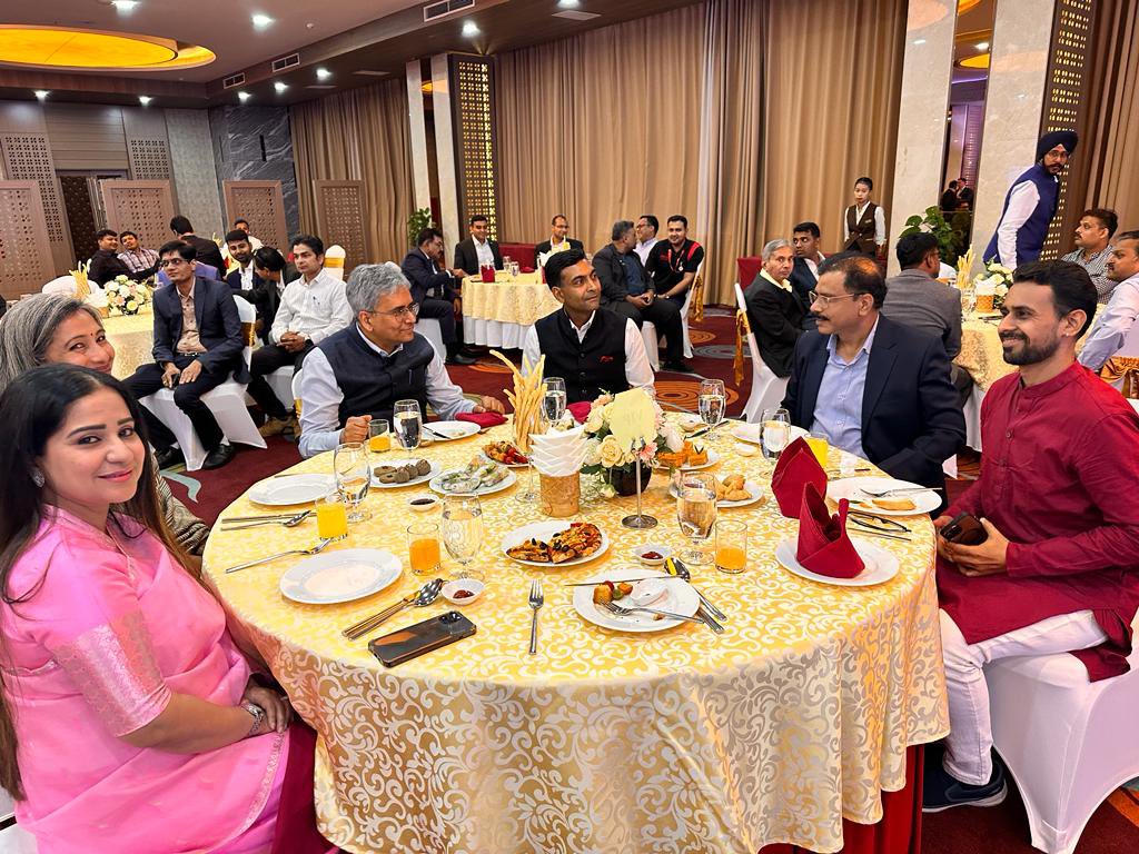 aol_laos's tweet photo. Art Of Living Coordinators and Sr. Trainers in Laos welcomed H. E. @AmbSaurabhKumar  ji ; secretary (east) with Ambassador of India to Lao PDR 
H. E. Mr. Prashant Agarwal ji. 

@MEAIndia  #Laos @prateekaol  @heeruaol https://t.co/FwXLtBbORf