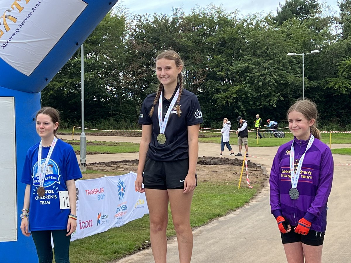 Gold for Lottie in cycling! @WHBTG 2023 British Transplant Games #havethechat