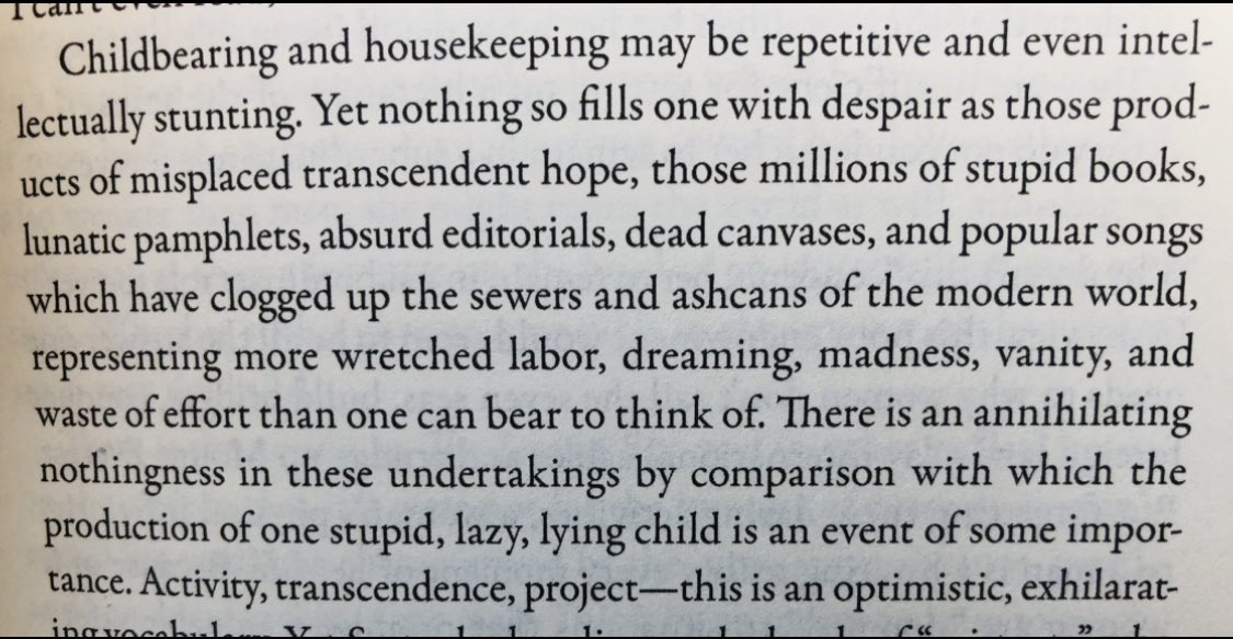 looking for motivation to finish writing your book? why not listen to elizabeth hardwick instead and abandon your stupid project before you waste more time on something that will just end up clogging a sewer