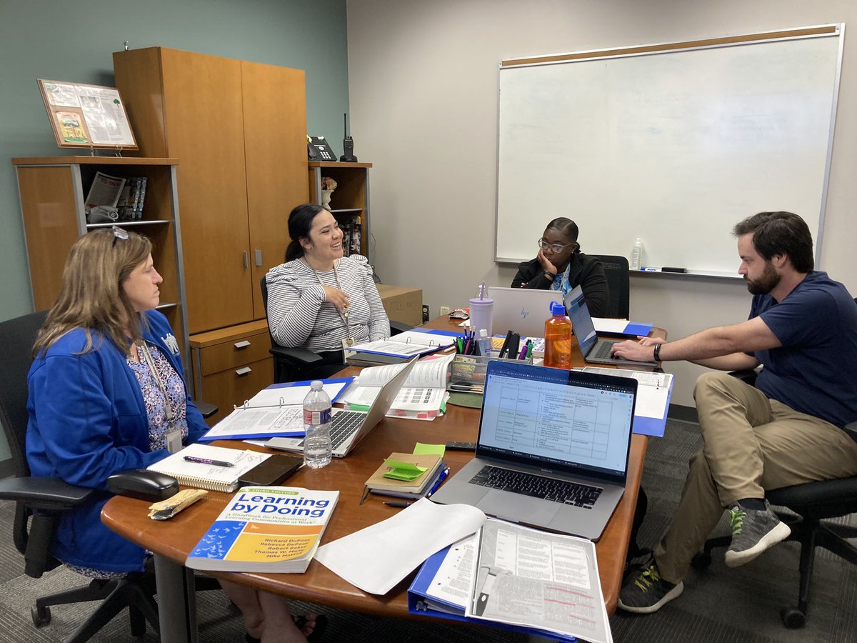 satellitecenter's tweet photo. Members of our Guiding Coalition met to discuss #ProfessionalLearningCommunities and how we can use them to grow as a staff so that every team members’ learning needs are met. #PathwayToExcellence #ExpectExcellence #SCPPS https://t.co/tYKThwsRNF