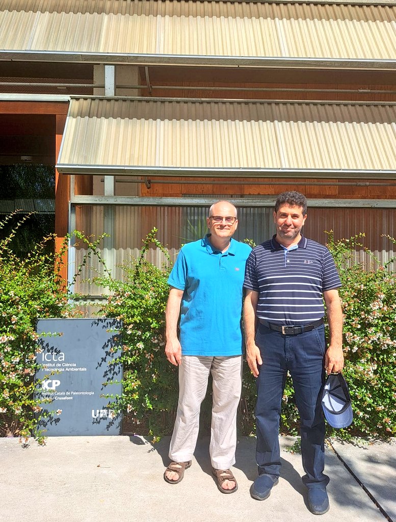 jabl69's tweet photo. Last day of the visit of Bassam A. Tayeh @BassamTayeh4 to our departament @DeqbaUab. Today we could visit the @ICTA_UAB building. Thank you to the @sostenipra researchers Verònica and Ramiro for the kind welcome! https://t.co/wK6lj2owu0