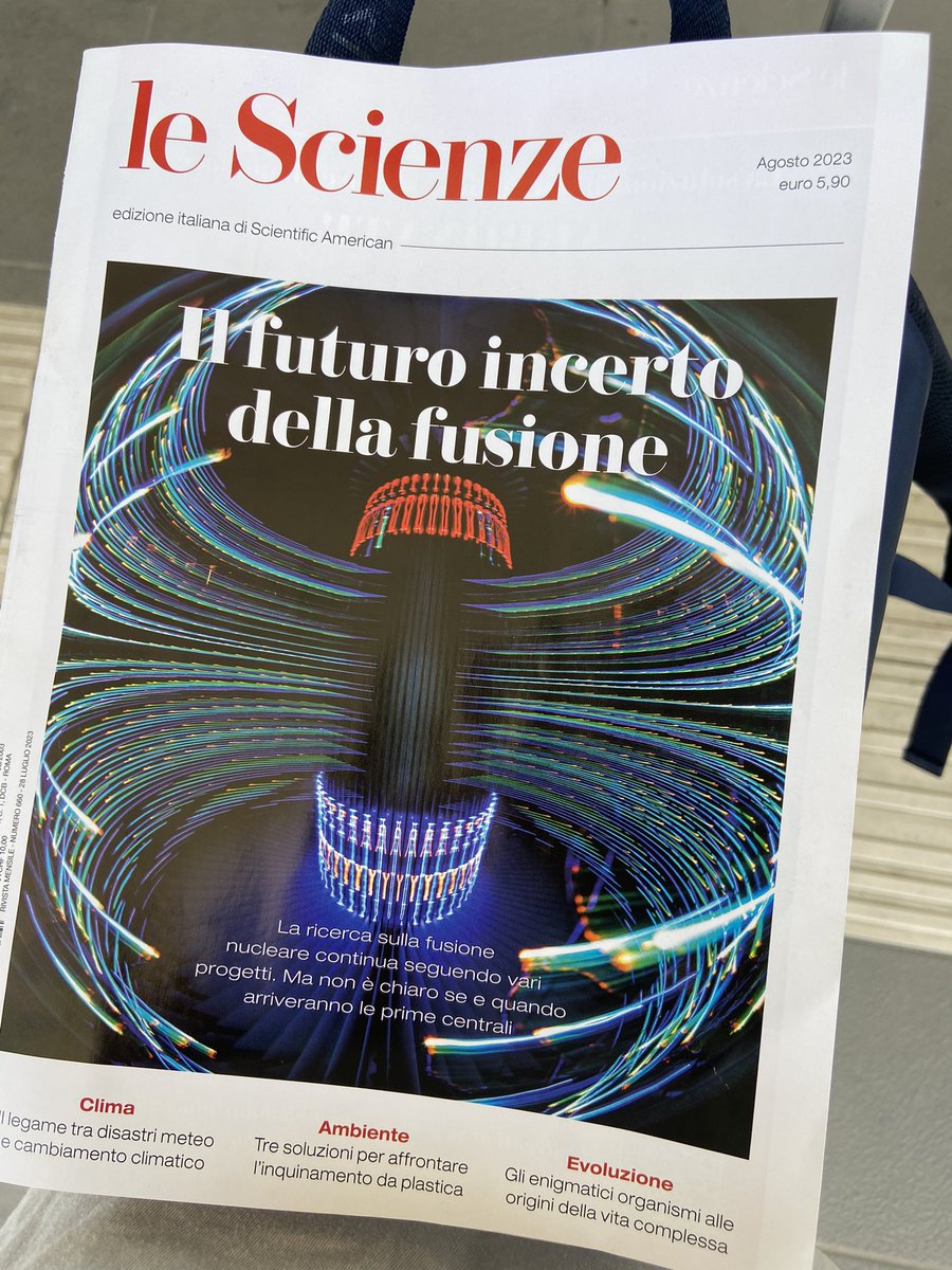 mal_erba's tweet photo. Nel numero di Agosto di Le Scienze è uscita l‘intervista che mi ha fatto Leonardo De Cosmo in cui gli racconto un po’ di cose. Grazie perché leggo Le Scienze da quando ero ragazza. ❤️ #lescienze @leodecosmo @EbriLevi https://t.co/VWZBIyGrA3