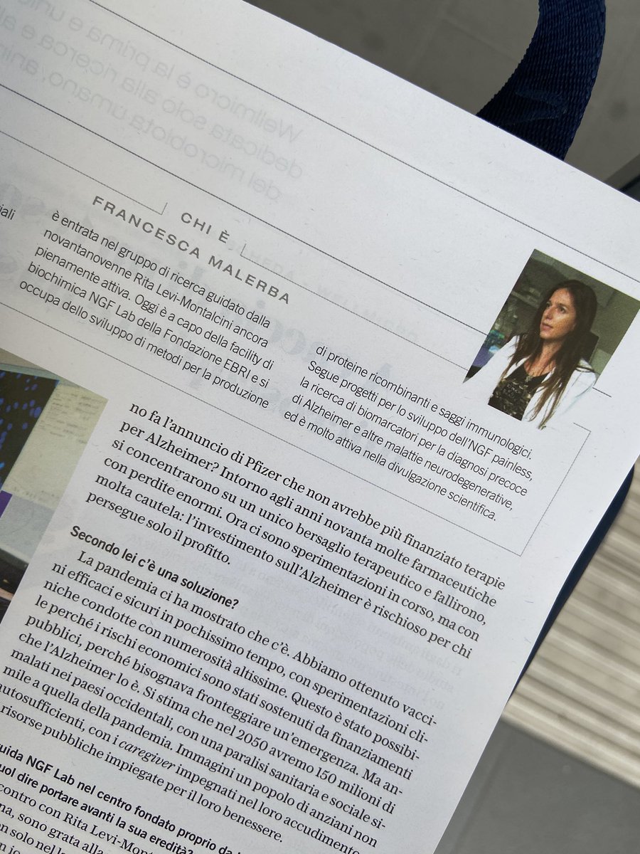 Nel numero di Agosto di Le Scienze è uscita l‘intervista che mi ha fatto Leonardo De Cosmo in cui gli racconto un po’ di cose. Grazie perché leggo Le Scienze da quando ero ragazza. ❤️ #lescienze <a href="/leodecosmo/">Leonardo De Cosmo</a> <a href="/EbriLevi/">Fondazione EBRI Rita Levi-Montalcini</a>
