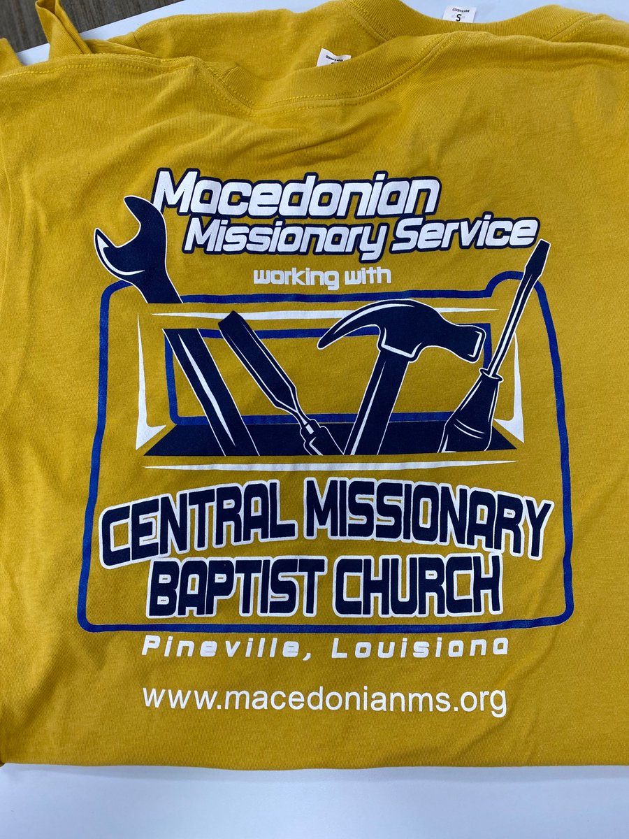 MagicMonograms's tweet image. Our friends continue to bless by allowing us to work on their projects. Thank you to Macedonian Missionary Service for the repeat opportunity to create their shirts! 
.
.
#repeatfriends #LogoUp #screenprint #ScreenPrintShop #Screenprinting