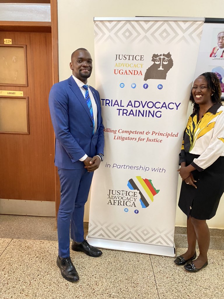 MuyaakaAlfred's tweet photo. #Sharpened for #TrialAdvocacy.
The reply to the inquiry of where I learnt my exceptional trial Advocacy skills will always be that I participated in the rigorous Trial Advocacy Training conducted by @TrialAdvocacyUG in partnership with @ug_lawsociety Thank you @kalikumutimalaw https://t.co/TwforTBEdK