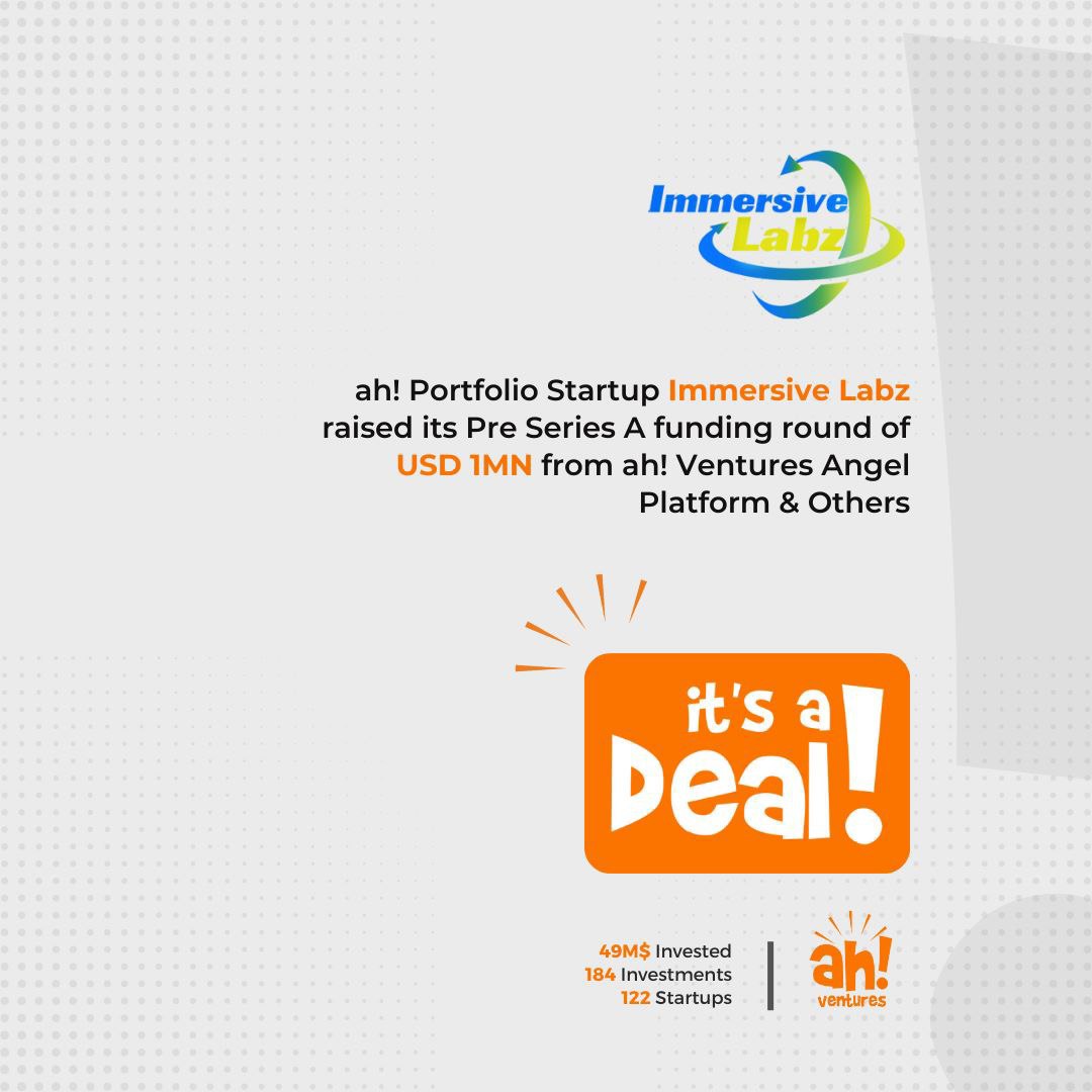 harsshad's tweet photo. #ImmersiveLabz #techstartup #investment #PreSeriesA #ahVentures #28Jul23…a thread.(1/12) https://t.co/JBmDlSsVXH