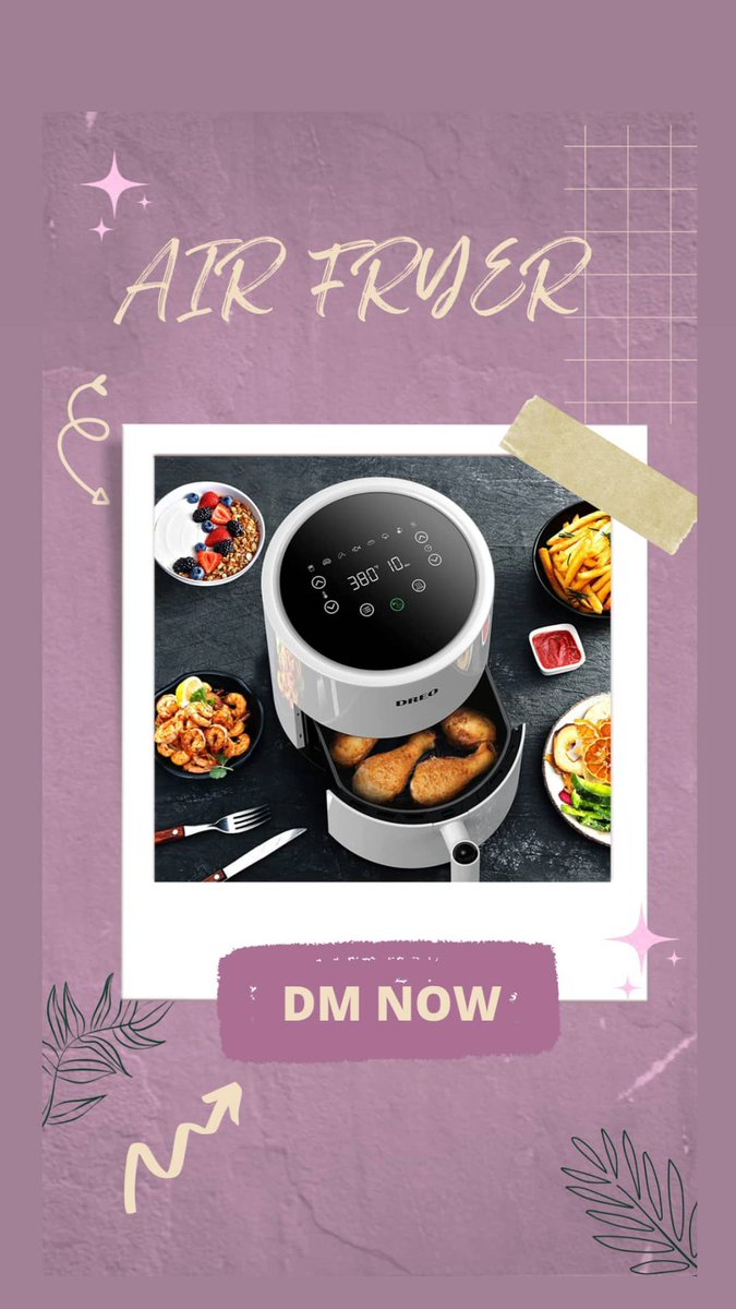 '🍟 Want to enjoy guilt-free fried goodness? 🌟 Win a FREE Air Fryer! 🎉 Say goodbye to excess oil and hello to crispy, healthier meals! 🍗🍤🥦 Join now and savor the flavor without the guilt! 😋 #Giveaway #HealthyEating #AirFryer #WinFree'