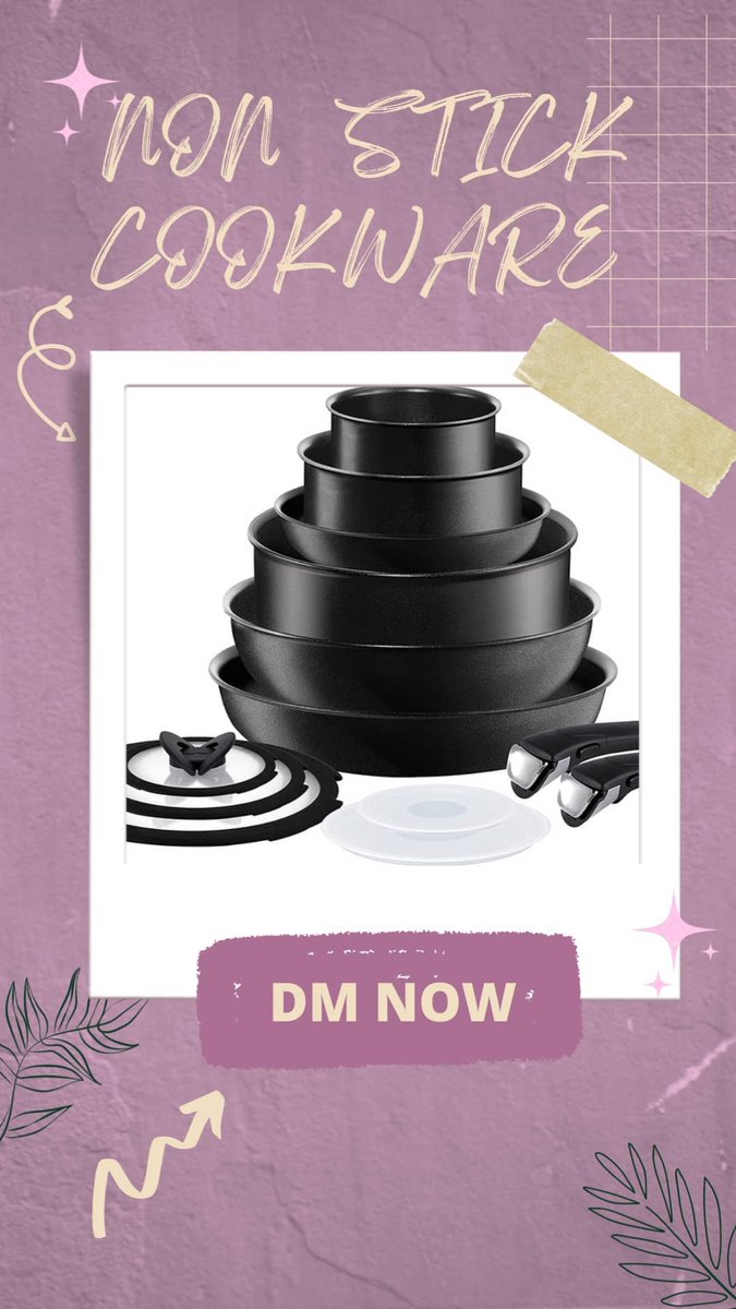 🍳 Cook like a pro and clean up with ease! 🧽🎉 Love cooking? We're giving away premium Non-Stick Cookware sets! 😍 Enter our contest for a chance to win the ultimate kitchen upgrade! 🎁 #GiveawayAlert #Cookware #Freebies #ContestTime #CookingMadeEasy