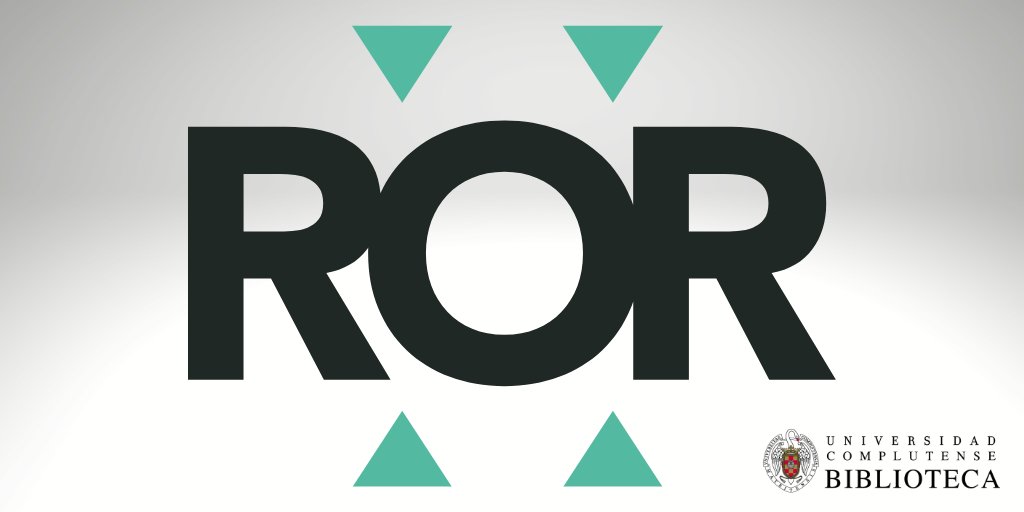 #RoR es un identificador unívoco para instituciones, que debes incluir en tu firma de autor
El RoR de <a href="/unicomplutense/">Complutense</a> es: ror.org/02p0gd045 

ℹ️ sobre firmas, perfiles e identificadores de autor: biblioguias.ucm.es/perfiles-autor…

#UniversidadComplutenseInvestiga
#UniversidadPública