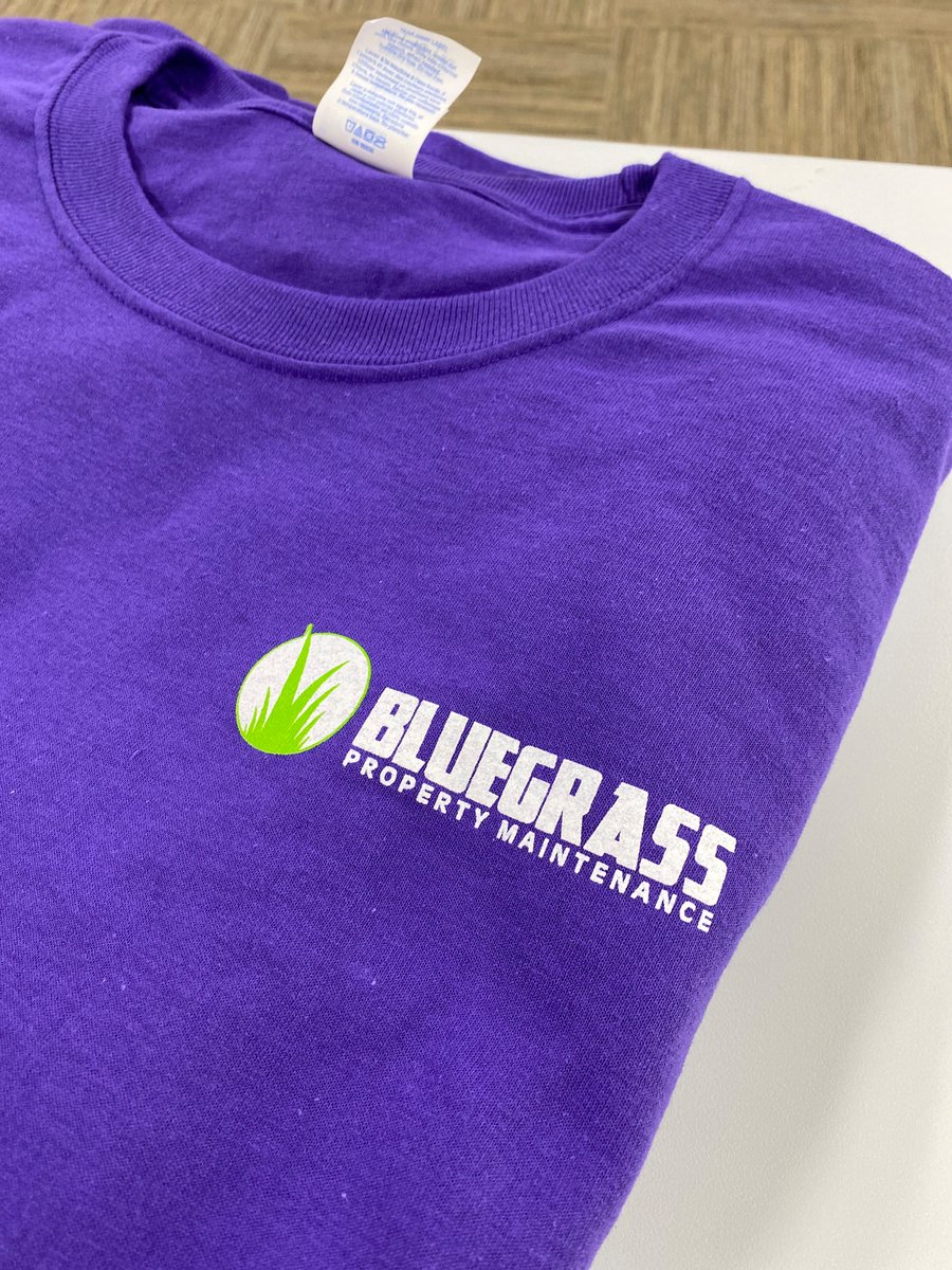 MagicMonograms's tweet image. Check out these sweet Port &amp;amp; Company 50/50 tees for Bluegrass Property Maintenance. It was thought getting that color fade in there, but our graphics guys &amp;amp; screen-printers are dang good! 
.
.
#LogoUp #ScreenPrintShop #Screenprinting #screenprint