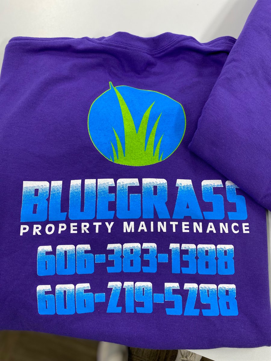 MagicMonograms's tweet image. Check out these sweet Port &amp;amp; Company 50/50 tees for Bluegrass Property Maintenance. It was thought getting that color fade in there, but our graphics guys &amp;amp; screen-printers are dang good! 
.
.
#LogoUp #ScreenPrintShop #Screenprinting #screenprint