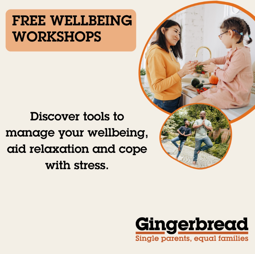 orloville's tweet photo. FREE well-being workshops! These are perfect opportunities to meet other single parents, discover tools to manage stress, aid relaxation and improve your mental wellbeing. https://t.co/rZrvQ0plik