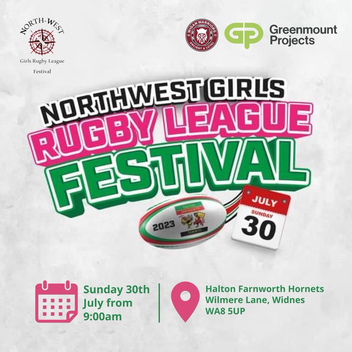 This Sunday The BIGGEST girls 9’s festival is happening! @hfharl have produced so many male players that have gone onto play super league. Sunday will showcase the female athletes with many I’m sure going on to play in the womens @SuperLeague