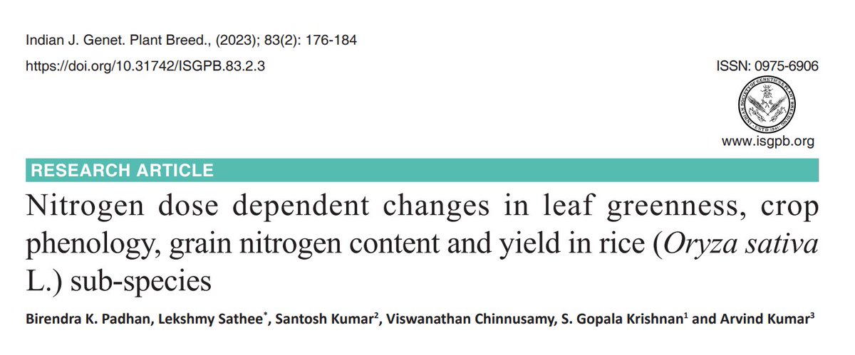 lekshmysnair's tweet photo. #newmanuscript from PhD work of Mr Birendra K Padhan
https://t.co/j0w36rREFx https://t.co/0hAVyrM9dg