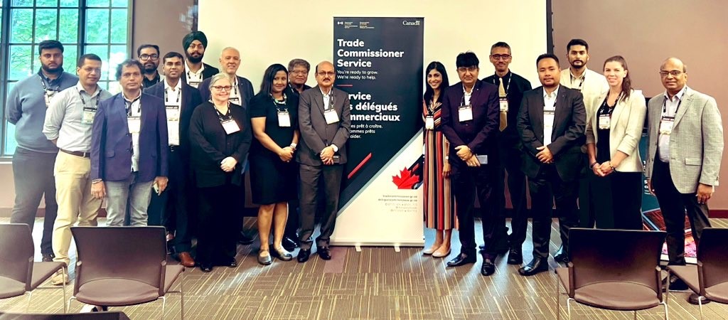 CanadainIndia's tweet image. #FlashbackFriday: 📸@TradeTeamIndia officers attended #Collision2023  w. 🇮🇳 delegation of 30+ co.s looking at #InvestmentOpportunity &amp;amp; #businessdevelopment in 🇨🇦.

Are you looking to expand your business &amp;amp; collaborate with #CdnBiz? 
📧 👉indiacommerce@international.gc.ca
