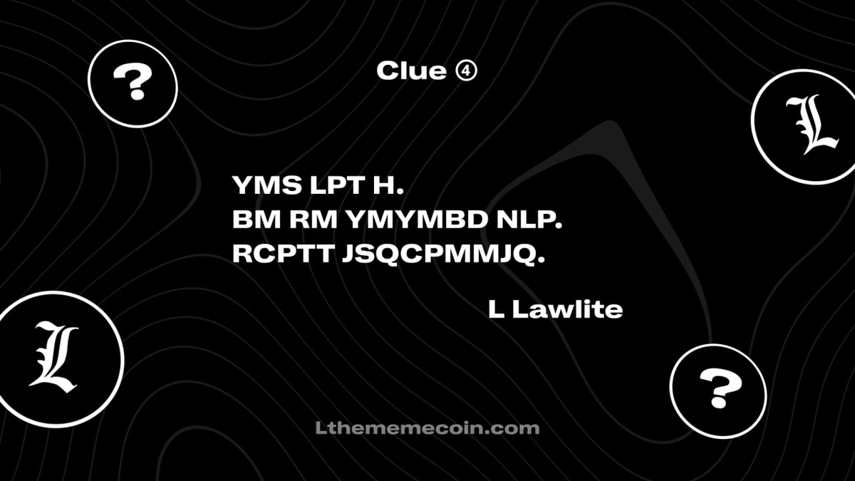 Lthememecoin's tweet photo. The final clue of the REAL LIFE treasure hunt is here. 

Discover the final location, and find the prize. 

We are $L 🍰☕️ https://t.co/3G3FO0CGdb