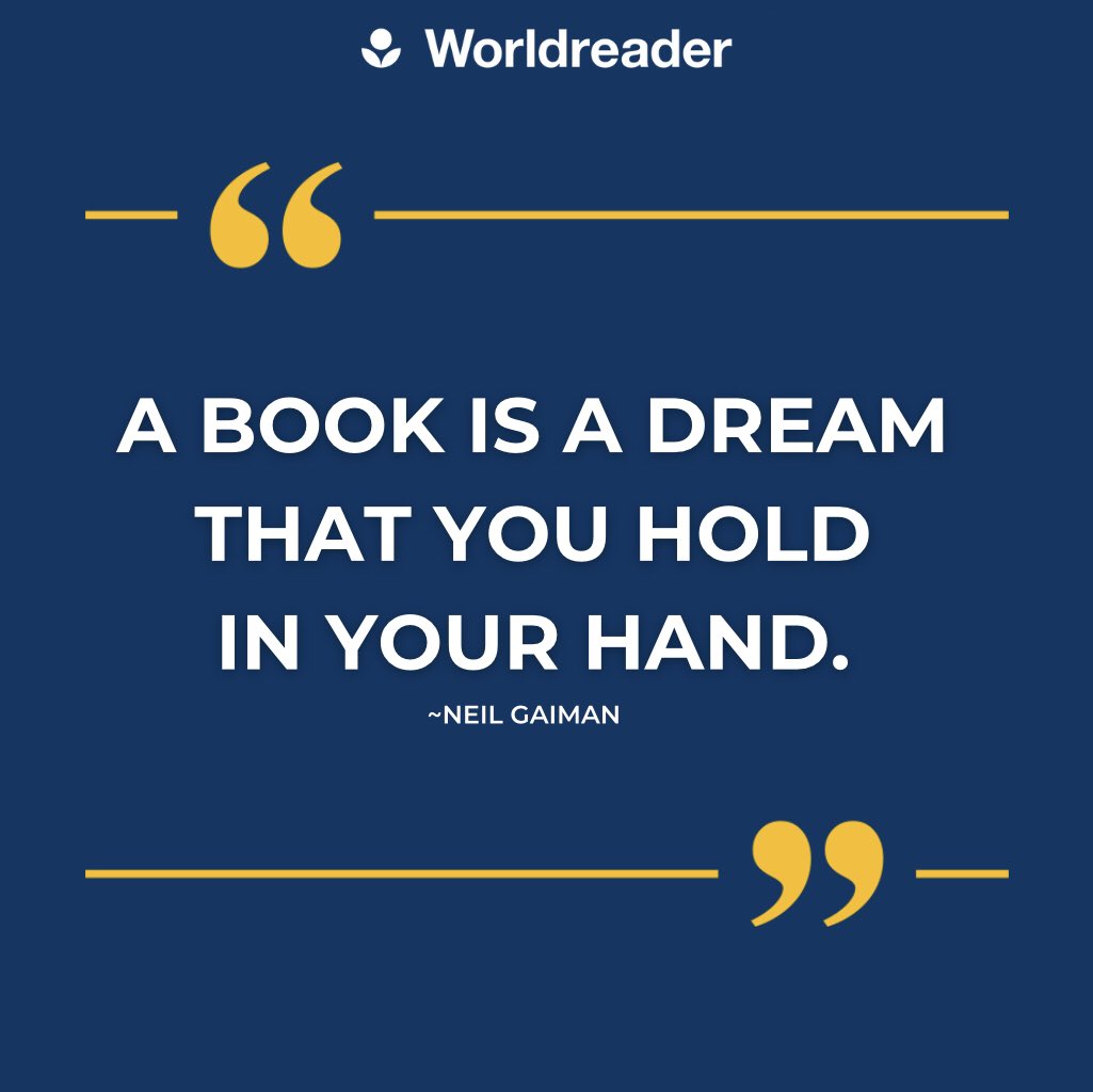 worldreader_wa's tweet photo. Encouraging children to read today, gives them the chance to explore their dreams and opportunities.
Start reading now at https://t.co/TXIlLriwCH
#quoteoftheweek #worldreaders #digitalreading #letsgetchildrenreading #freebooks #bookquotes https://t.co/JA8kSwepPc