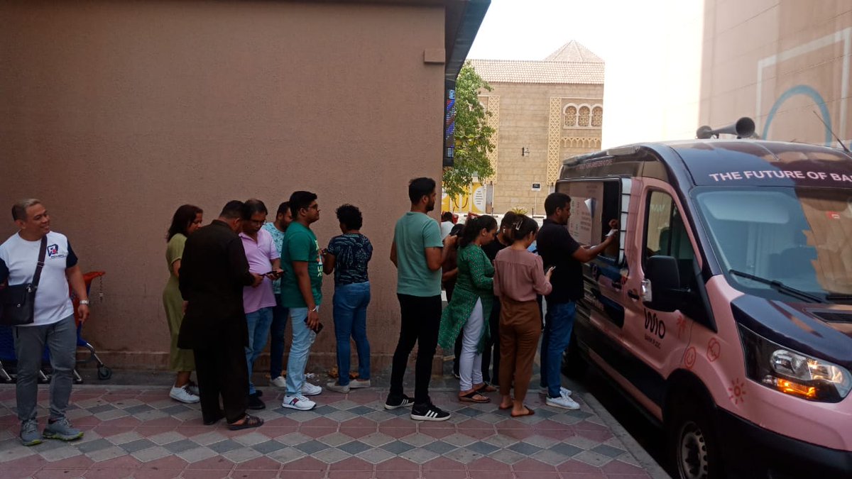 WioBank's tweet photo. [Wio Van] - Continuing to distribute happiness through the universal dessert - ice cream 🍨🍦
When are you swinging by to meet me? 

#sweeterfuture #abudhabi #dubai #wiobank #poweredbywio #wio #digitalbank #fintech #Giveaway https://t.co/uH2VBXIDP3