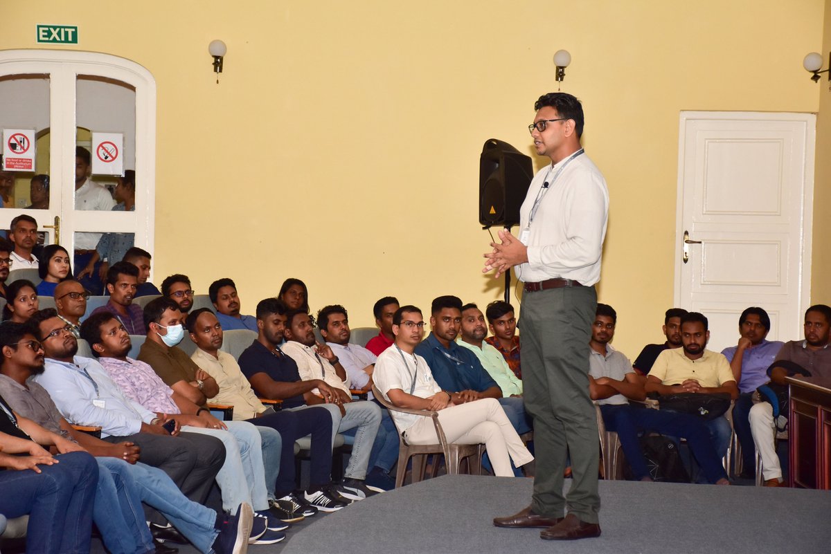 nable_biz's tweet photo. N-able hosted its quarterly employee forum on 25th July. A highlight of the event was the keynote address delivered by @asankama, who shared his personal story & valuable insights.
#EmployeeForum #EmployeeEngagement #Nable https://t.co/yMM8vNGgZ0