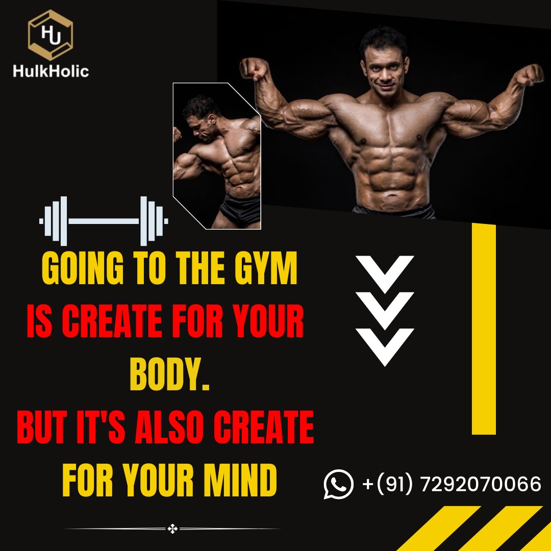 At our gym, we don't just create workouts; we create your dream body! 🏋️‍♀️🔥
Embrace the journey to a fitter, stronger you! 💯 Join us now and let's achieve your fitness goals together! 🌟
#Hulkholic #hulkholicproducts #strength #energy #protein #FitnessTransformation #StrongerYou