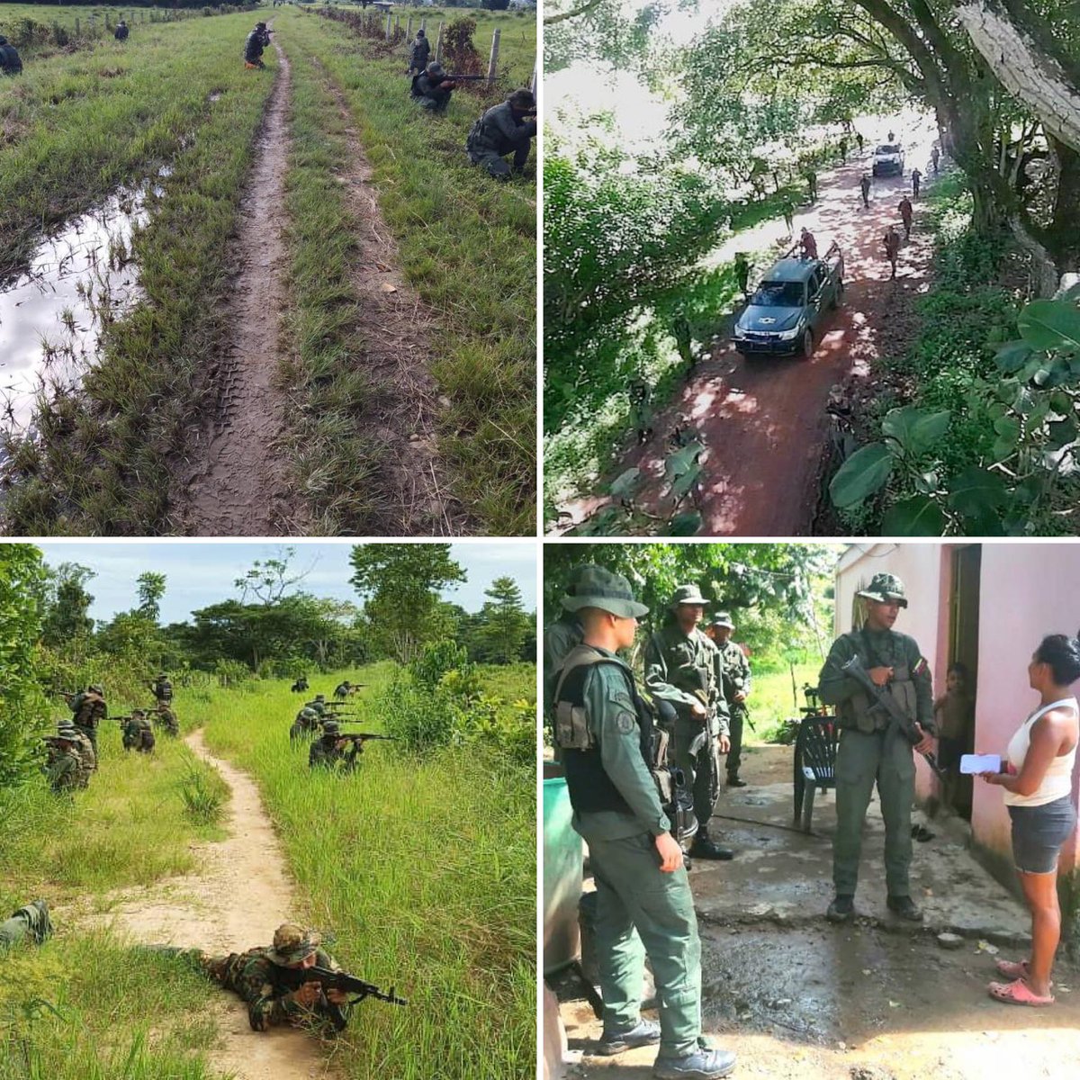 dhernandezlarez's tweet photo. En el marco de la operación #EscudoBolivariano2023 #FANB mantiene unidades de reacción patrullando el eje fronterizo Apureño, garantizando la Paz y el sosiego de la población.

#IntegrarEsVencer https://t.co/YawUxmxzLK