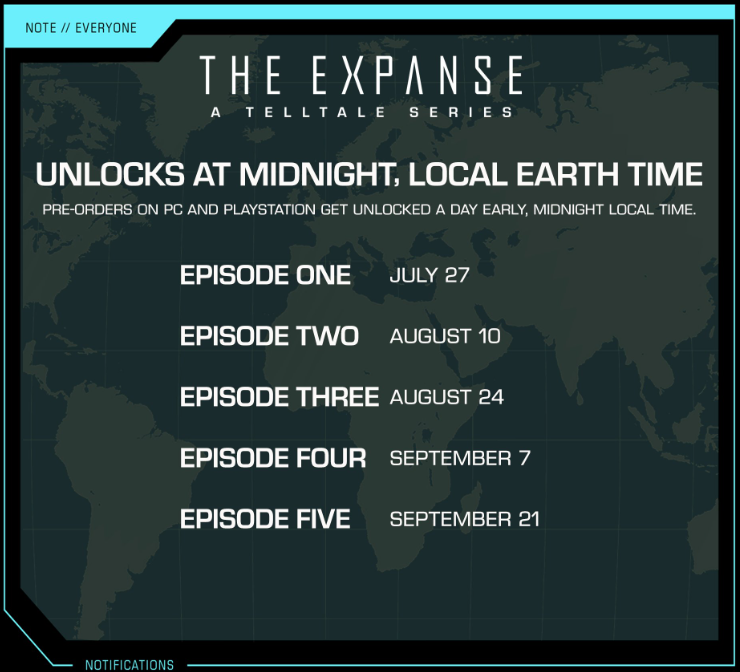 Telltale ha vuelto!

Tremendo juegazo de aventuras tenemos los amantes de The Expanse 

La historia se centra en Drummer y ocurre años antes de los eventos que podemos ver en la serie

Los episodios saldrán cada 2 semanas ( si, antes se nos hacia eterno! )
#keymailer #TheExpanse