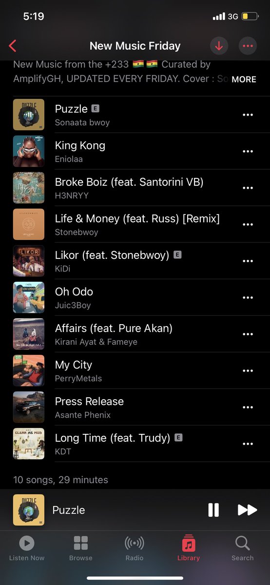 New Music Friday Playlist Updated🎧

Featuring new music from <a href="/sonaata_bwoy/">Sonaata Bwoy</a> <a href="/Allofeniolaa/">🦚Eniola🤍</a> @Badboi_H3NRYY <a href="/stonebwoy/">THE TORCHER</a> <a href="/KiDiMusic/">Lord KiDi</a> <a href="/Juic3Boy/">JUIC3BOY</a> <a href="/KiraniAYAT/">Kirani Ayat + The Spireeet 🌍</a> <a href="/Fameye/">2INAGUY</a> <a href="/perrymetals/">LOVE ASHAWO OUT NOW</a> <a href="/AsantePhenix/">Asante Phenix</a> <a href="/kdtmusic_/">KDT</a> 

Cover : <a href="/sonaata_bwoy/">Sonaata Bwoy</a> 

🔗: push.fm/fl/newmusicfri…🧡