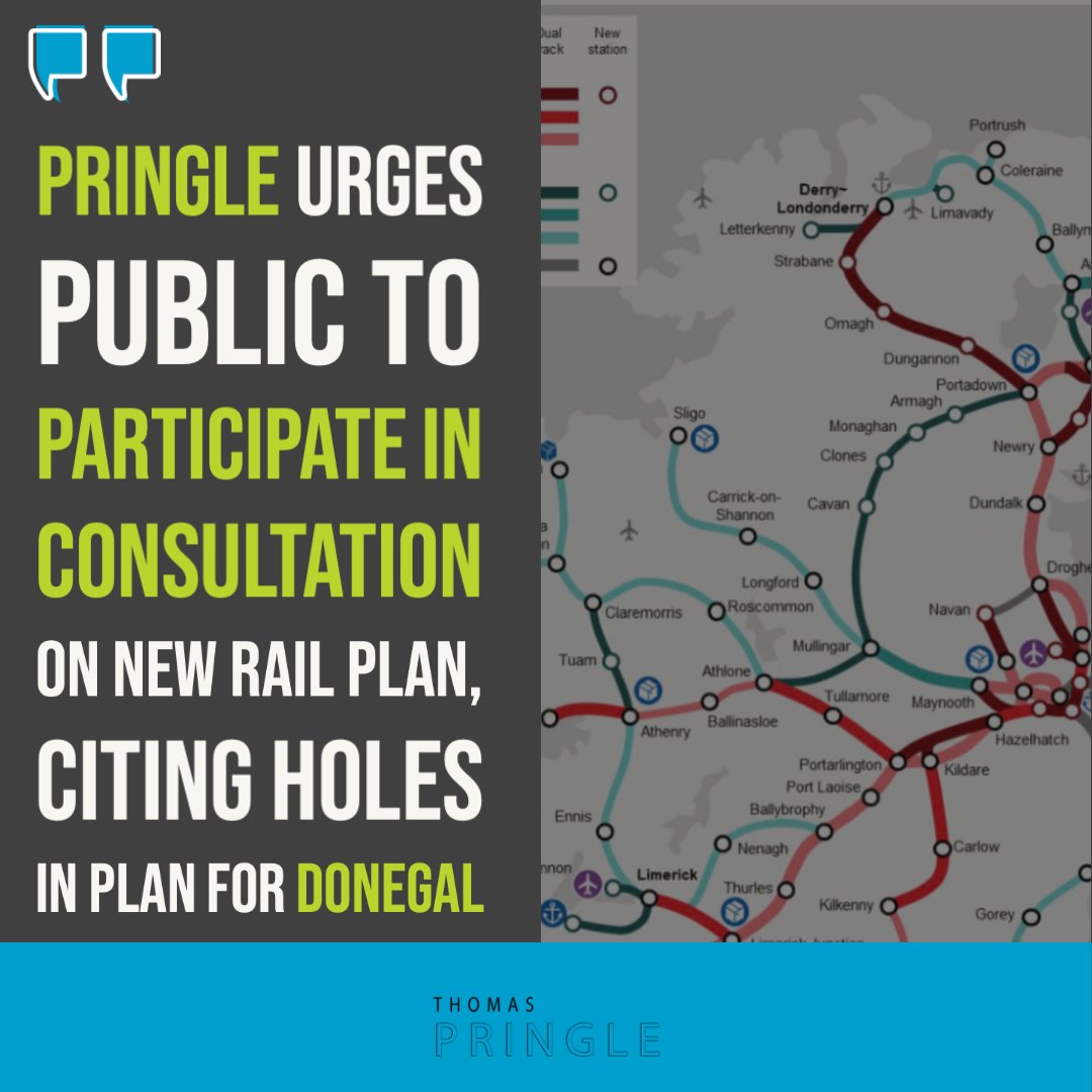 ⚠️ Critical omissions in All-Island Strategic #RailReview for Donegal! Ignoring the Letterkenny-Sligo link is a missed chance for growth & sustainability. Click the link for guidelines on how to voice YOUR opinion before the September 29 deadline. thomaspringle.ie/2023/07/28/pri…