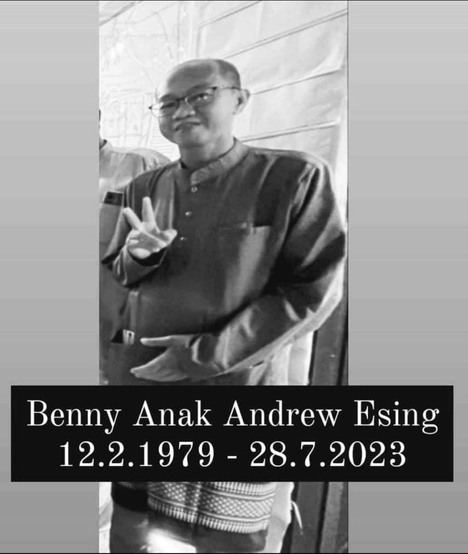 Dimaklumkan seorang pegawai BPFS -  En. Benny Anak  Andrew  Esing telah pergi meninggalkan kita pada petang (28.7.23). Satu kehilangan yang besar bagi warga BPFS,CKAS.

<a href="/CKASHQJKR/">C_KAS@JKR</a>
<a href="/noreha_nordin/">Noreha Binti Nordin</a> 
<a href="/ronow7682/">Bernard Toides</a>