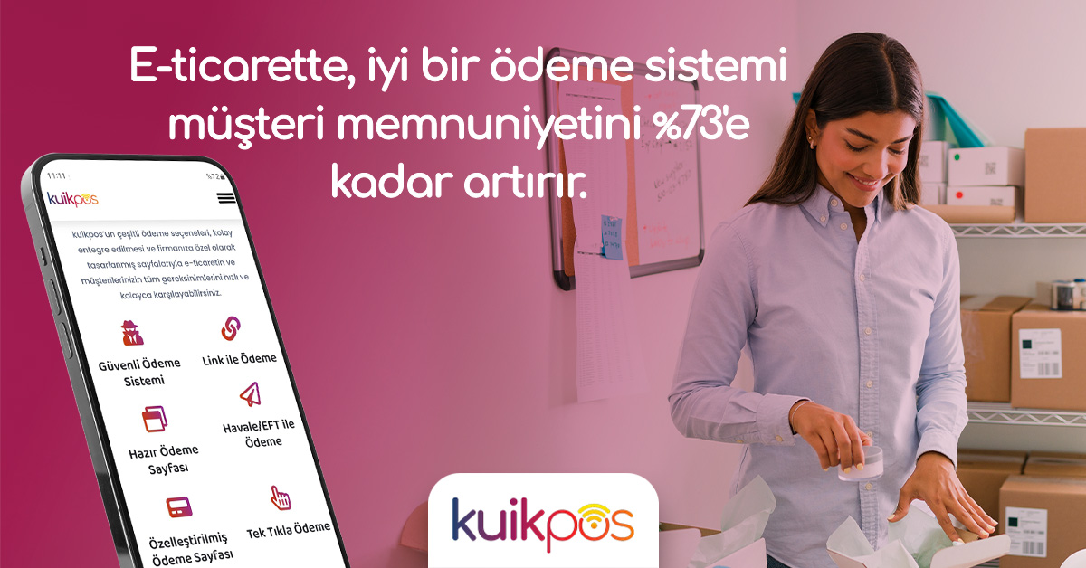 kuikpos's tweet photo. E-ticarette, iyi bir ödeme sistemi müşteri memnuniyetini %73'e kadar artırabilir!👩🏻‍💻 🥳
Detaylar yeni blog yazımızda, şimdi okuyun: 
https://t.co/c7hQGW7MFy

#kuikpos #müşterimemnuniyeti #eticaret https://t.co/vV4b12kxYu